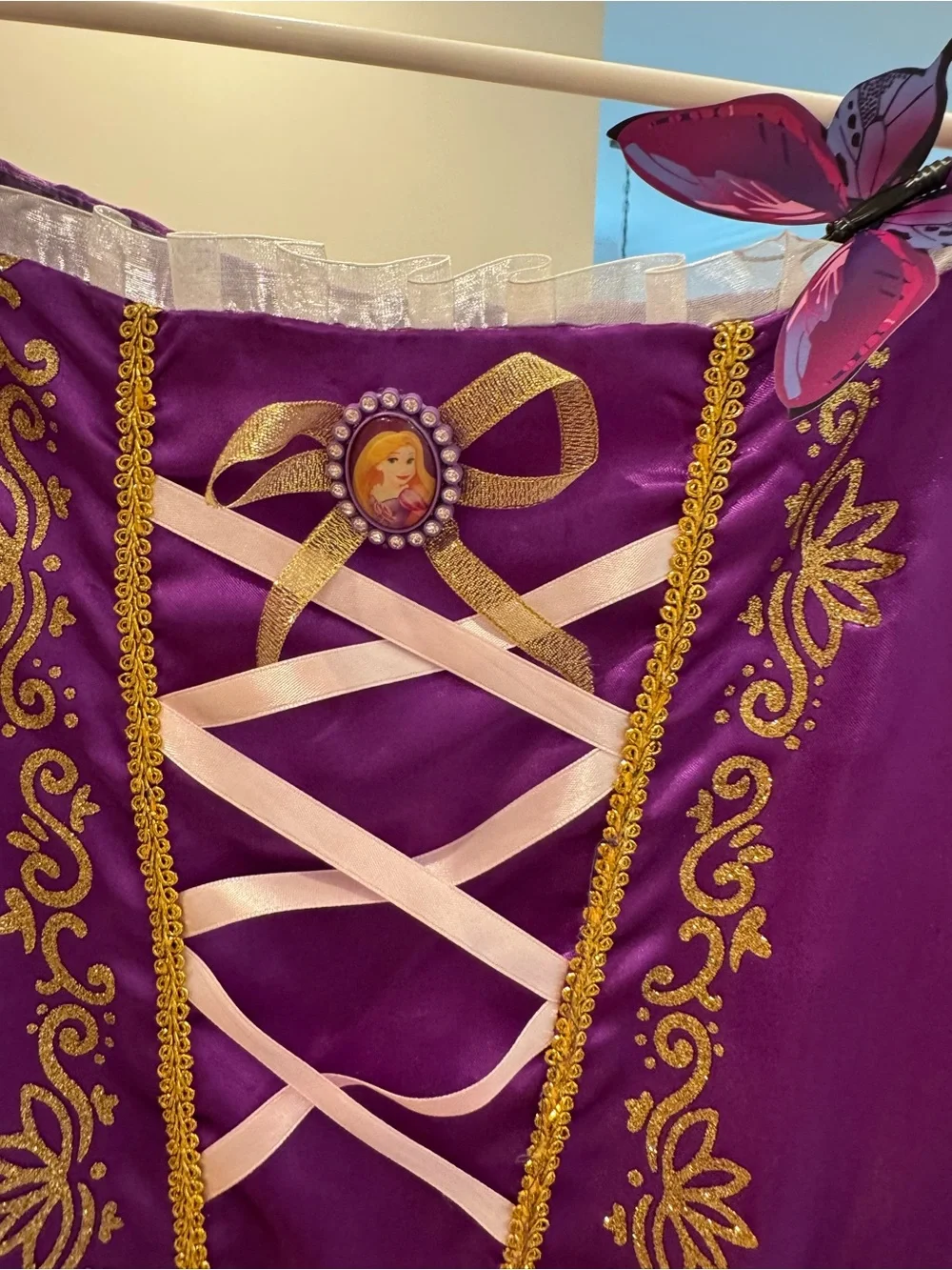 Dressy Daisy Purple & Pink Princess Rapunzel Costume with Braid